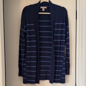 Banana Republic Navy Striped Women's Sweater